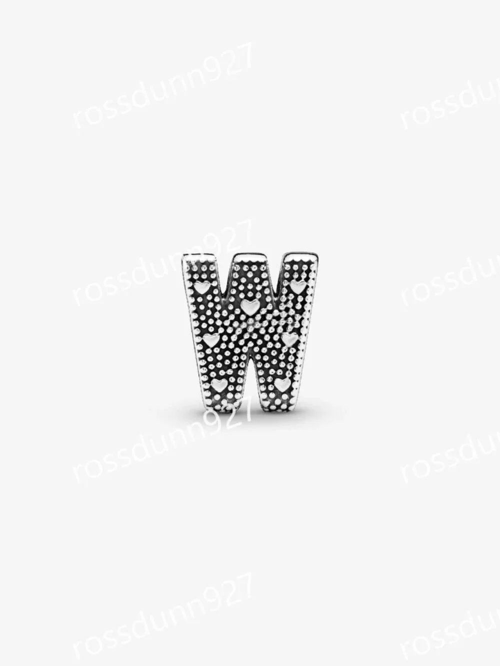 Pandora Letter W Alphabet Charm